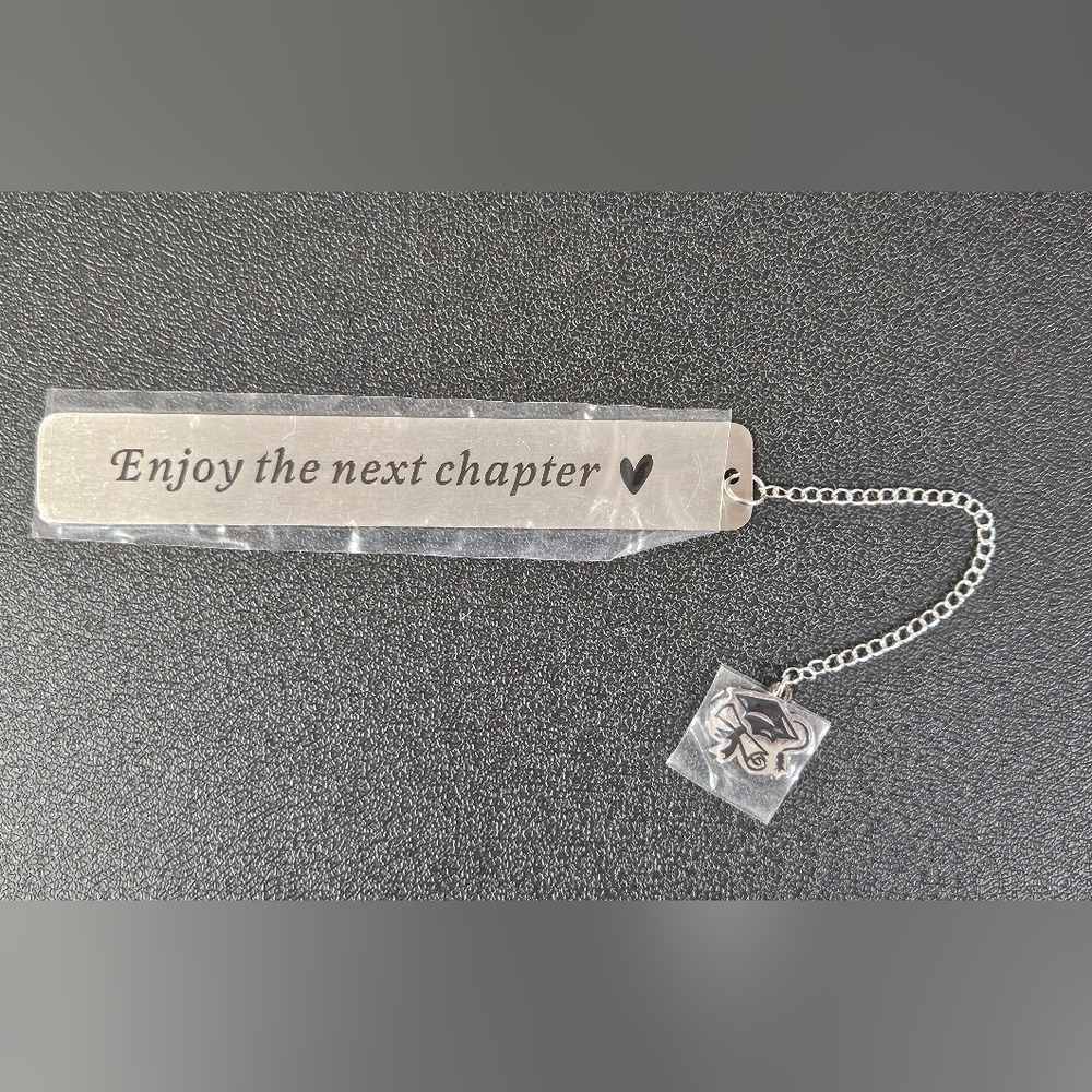 Enjoy The Next Chapter Bookmark for Book Lover Graduation Gifts for Him Her